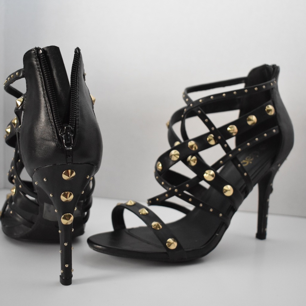 Black and gold pumps - Picture 5 of 6